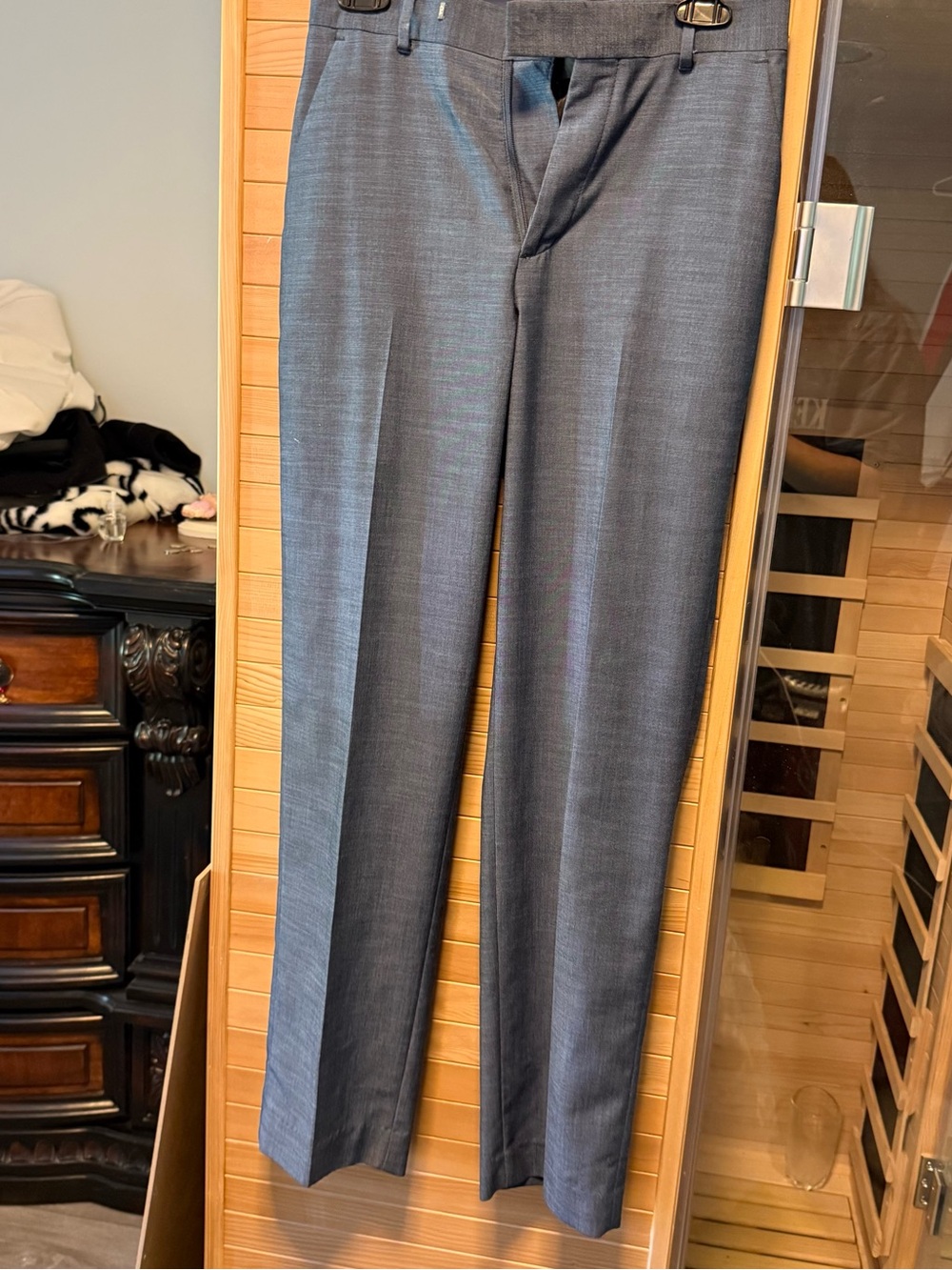 Calvin Klein Men's Gray Dress Pants